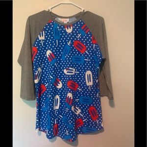 LuLaRoe Randy Tunic Top Sz M